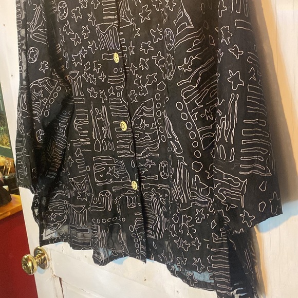 Napa Valley Woman New Gorgeous Slightly Sheer & So soft 24W Posh Buttons - Picture 6 of 9